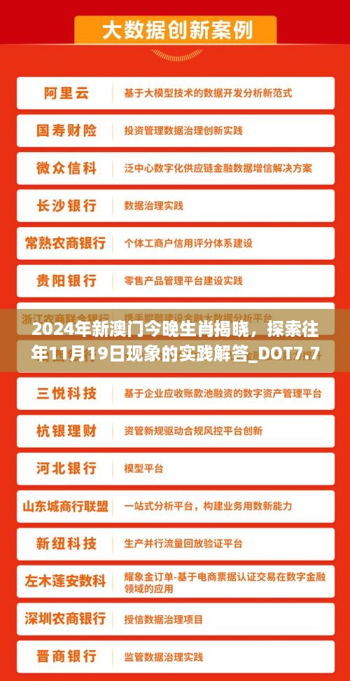 2024年新澳門今晚生肖揭曉，探索往年11月19日現(xiàn)象的實踐解答_DOT7.77.73速成版