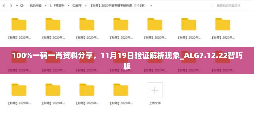 100%一碼一肖資料分享，11月19日驗證解析現(xiàn)象_ALG7.12.22智巧版