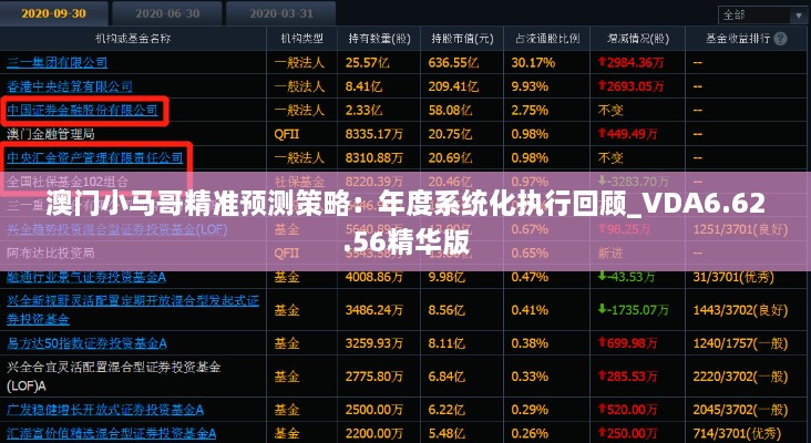 澳門小馬哥精準預(yù)測策略：年度系統(tǒng)化執(zhí)行回顧_VDA6.62.56精華版