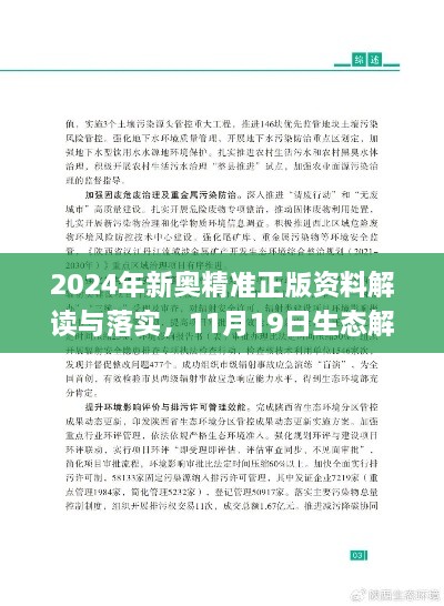 2024年新奧精準正版資料解讀與落實，11月19日生態(tài)解析_PYC5.37.70煉皮境