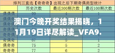 澳門今晚開獎結果揭曉，11月19日詳盡解讀_VFA9.14.30正式版