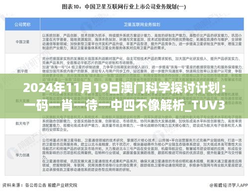 2024年11月19日澳門科學探討計劃：一碼一肖一待一中四不像解析_TUV3.24.24高清版