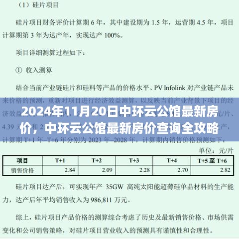 中環(huán)云公館最新房價全攻略，查詢步驟與房價走勢分析（2024年11月版）