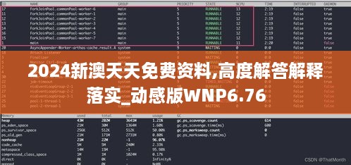 2024新澳天天免費資料,高度解答解釋落實_動感版WNP6.76