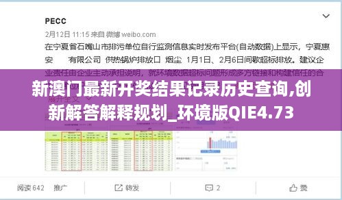 新澳門最新開獎結果記錄歷史查詢,創(chuàng)新解答解釋規(guī)劃_環(huán)境版QIE4.73
