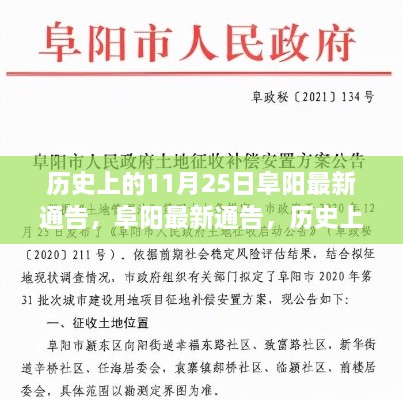 歷史上的11月25日與阜陽最新通告，科技巨擘重塑生活體驗日