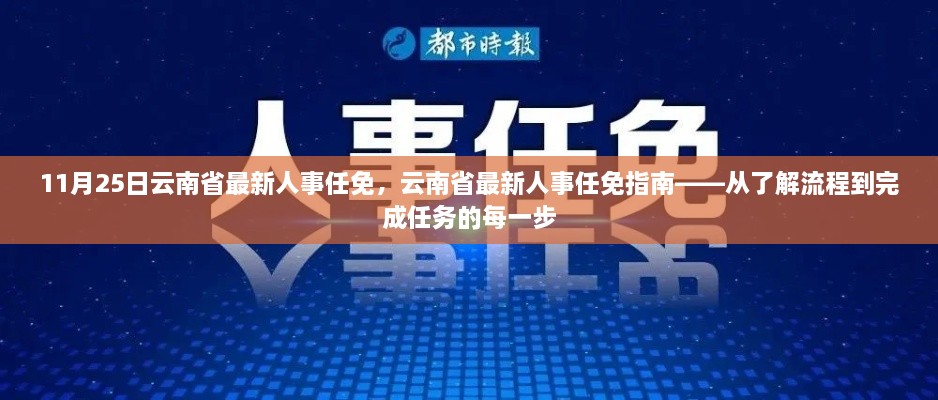 云南省最新人事任免詳解，從流程指南到任務(wù)完成每一步的指引