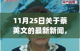 11月25日關(guān)于蔡英文的最新新聞，溫馨日常故事，蔡英文的最新新聞與友情盛宴