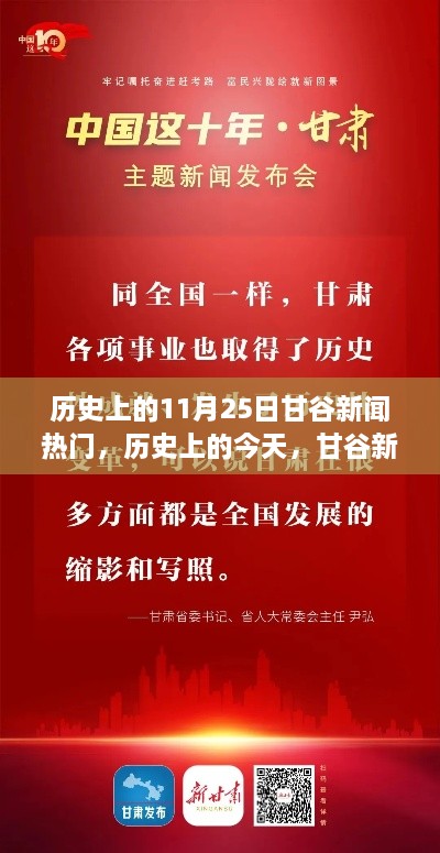 歷史上的今天甘谷新聞鼓舞人心，塑造自信與成就之路