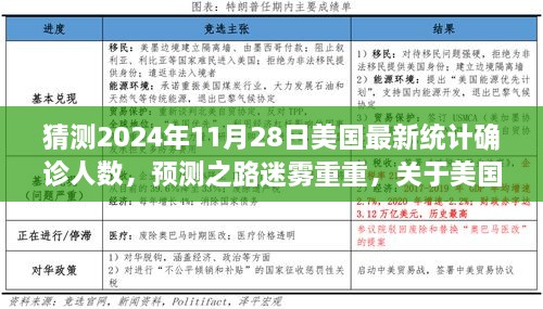 迷霧中的預(yù)測，美國未來確診人數(shù)探討與2024年11月28日猜測數(shù)據(jù)