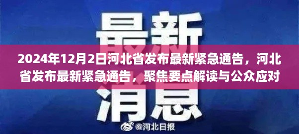 河北省最新緊急通告解讀與公眾應(yīng)對(duì)指南，聚焦要點(diǎn)解讀