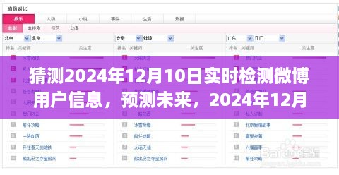 2024年12月10日微博用戶信息實時檢測探析，預測未來的深度洞察
