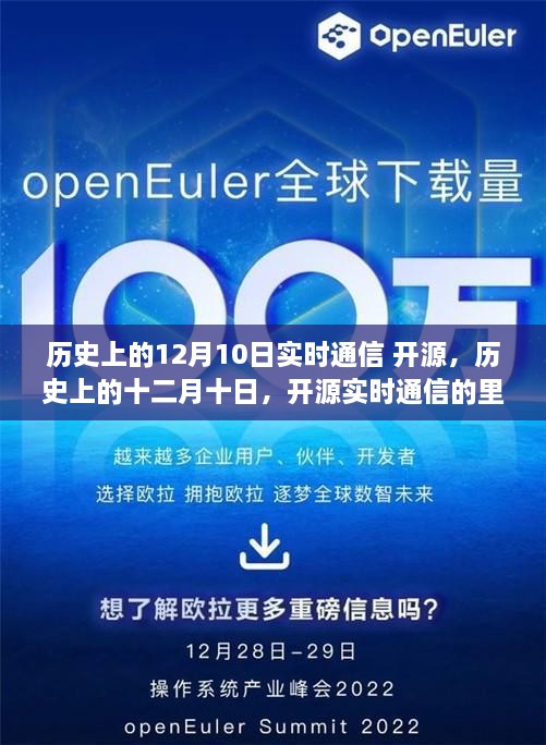 歷史上的十二月十日，實時通信開源里程碑時刻