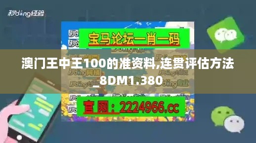 澳門王中王100的準資料,連貫評估方法_8DM1.380