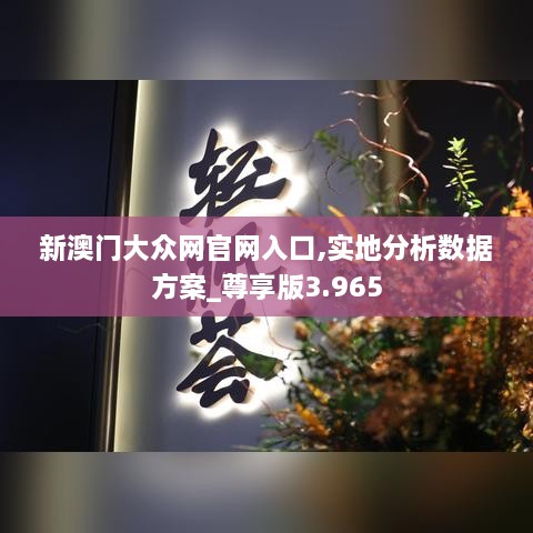 新澳門大眾網(wǎng)官網(wǎng)入口,實地分析數(shù)據(jù)方案_尊享版3.965