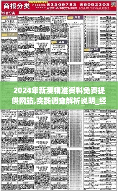 2024年新澳精準(zhǔn)資料免費提供網(wǎng)站,實踐調(diào)查解析說明_經(jīng)典版4.111