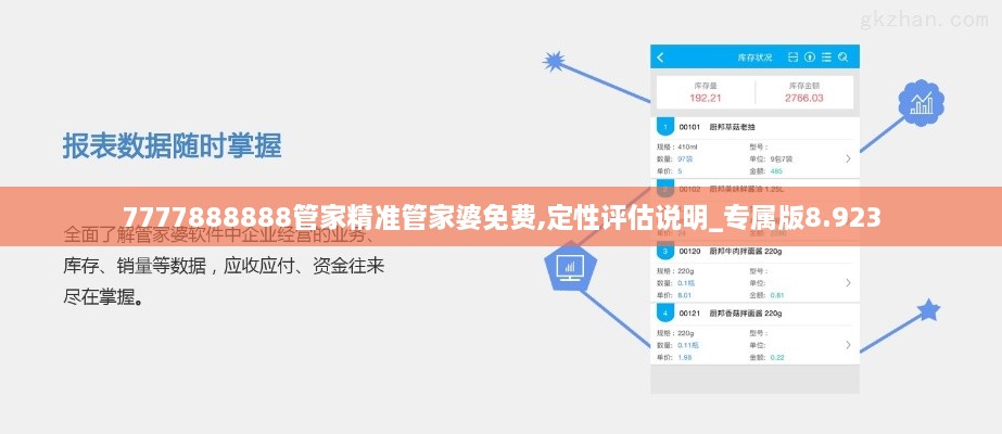 7777888888管家精準管家婆免費,定性評估說明_專屬版8.923
