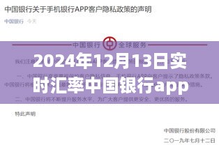 中國銀行APP實時匯率功能深度評測與體驗報告，2024年12月13日匯率實時更新體驗及評測報告