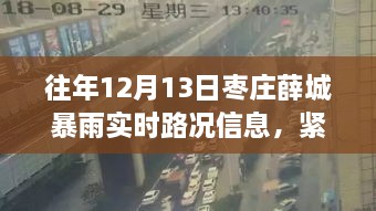 棗莊薛城暴雨預(yù)警，實(shí)時(shí)路況信息及雨季安全指南（12月13日）