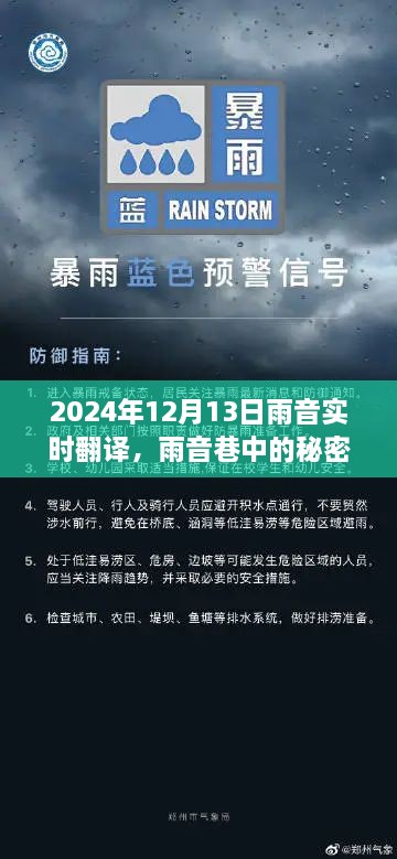 雨音巷的秘密寶藏，實(shí)時翻譯小店的傳奇故事（2024年12月13日）