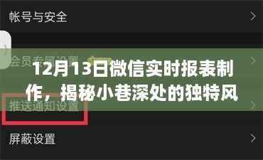 揭秘小巷深處的獨(dú)特風(fēng)味，特色小店的微信實(shí)時報表制作之旅揭秘日報表背后的故事