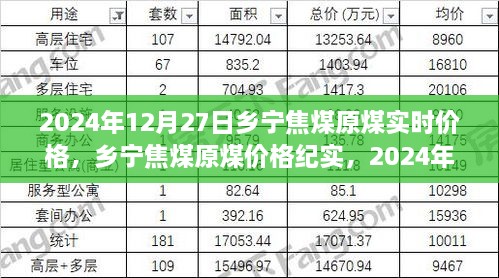 鄉(xiāng)寧焦煤原煤實時價格紀(jì)實，2024年12月27日的波動與影響