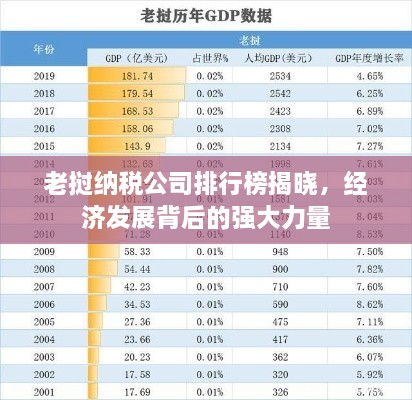 老撾納稅公司排行榜揭曉，經(jīng)濟發(fā)展背后的強大力量