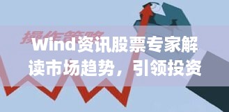 Wind資訊股票專家解讀市場趨勢，引領(lǐng)投資風向標