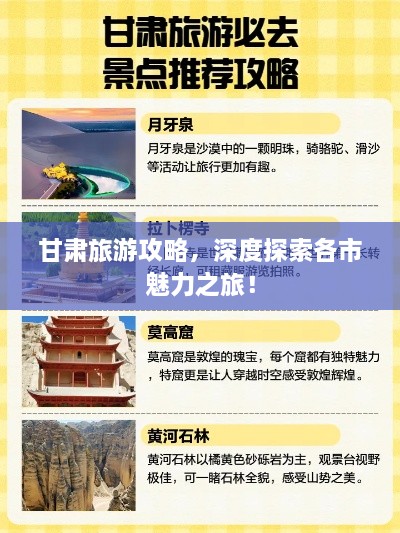 甘肅旅游攻略，深度探索各市魅力之旅！