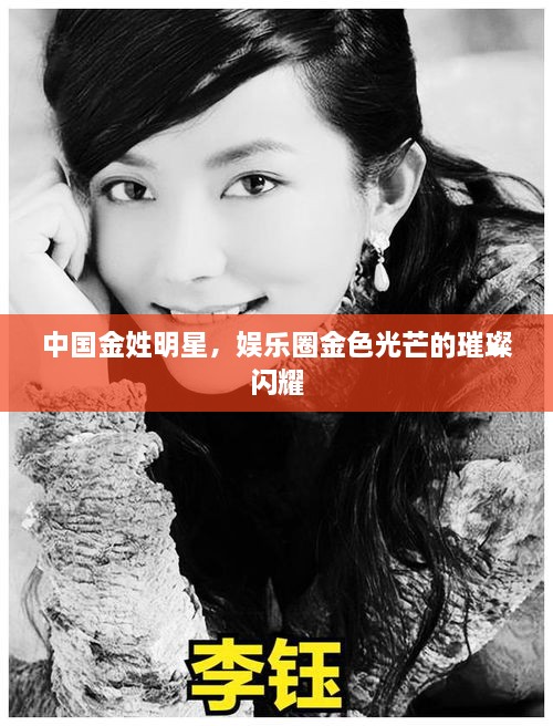 中國金姓明星，娛樂圈金色光芒的璀璨閃耀